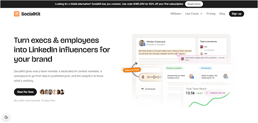 SocialKit website